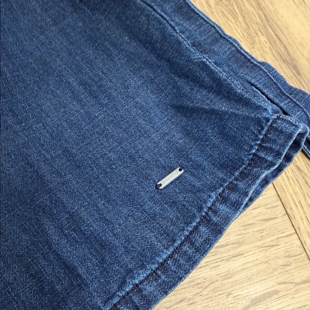 Tommy Hilfiger Navy Sleeveless Denim Mini Dress medium - Picture 6 of 11